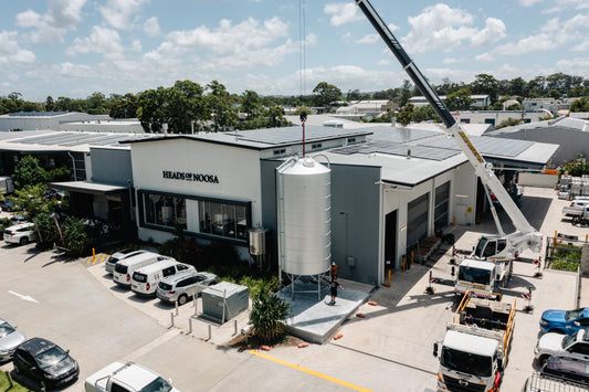 Brewery upgrades continue with our new grain silo!