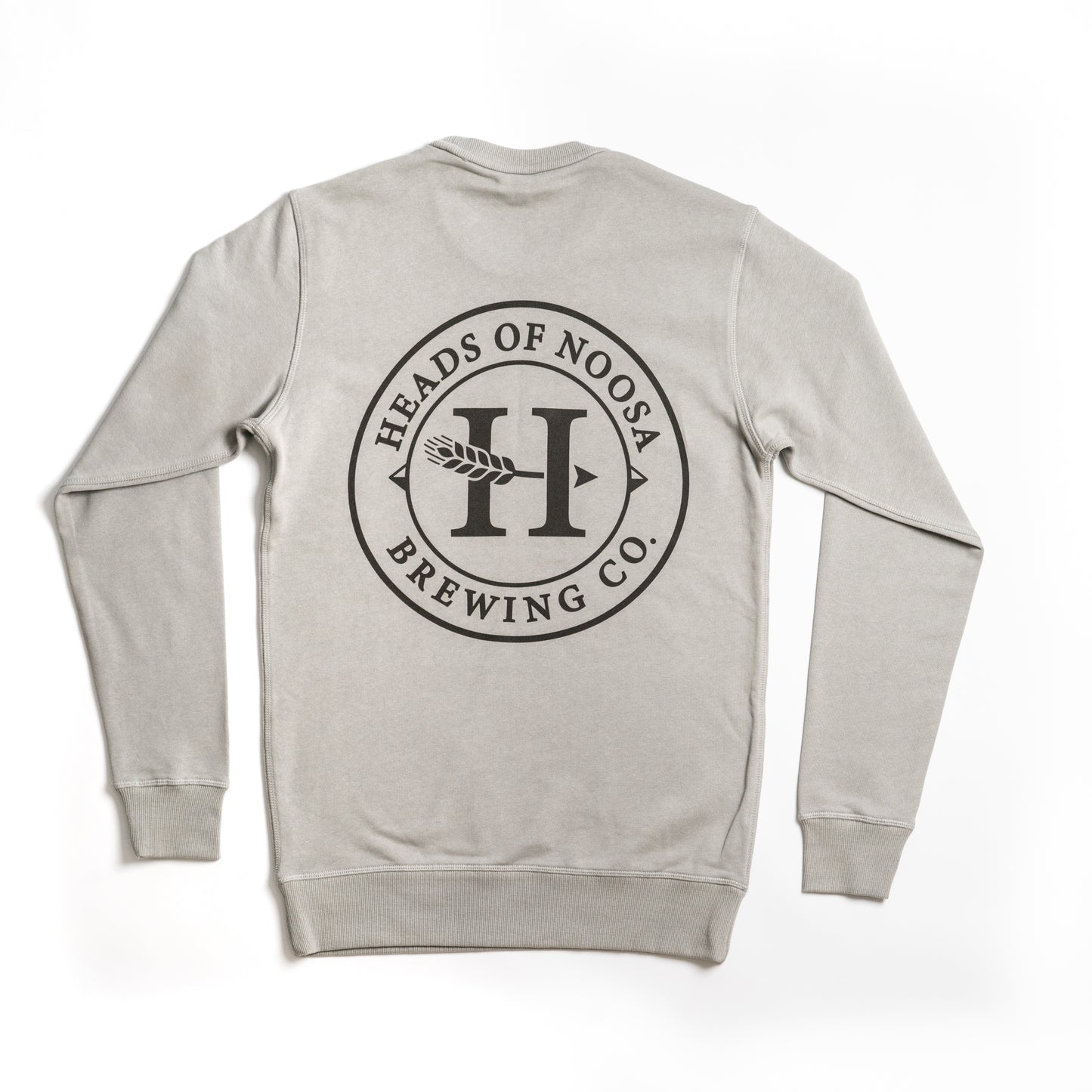 Premium Crew Neck Jumper | Storm - Heads of Noosa Brewing Co.