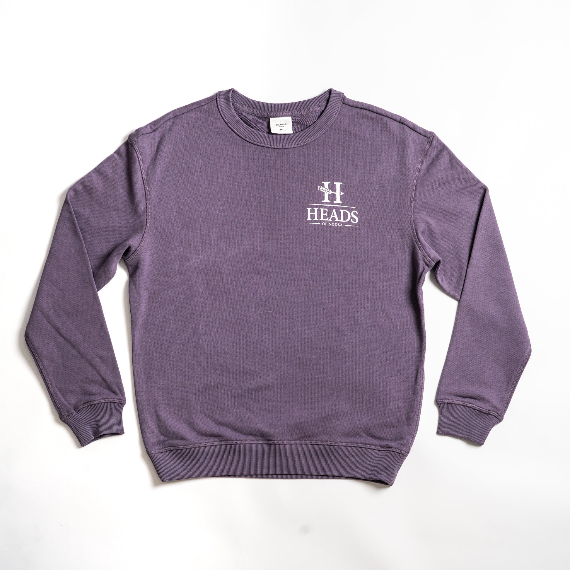 Crew Neck Jumper | Mauve - Heads of Noosa Brewing Co.