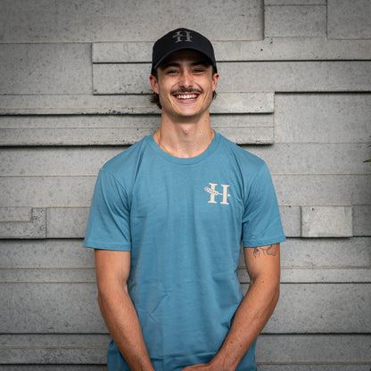 OG Logo Tee | Slate Blue - Heads of Noosa Brewing Co.