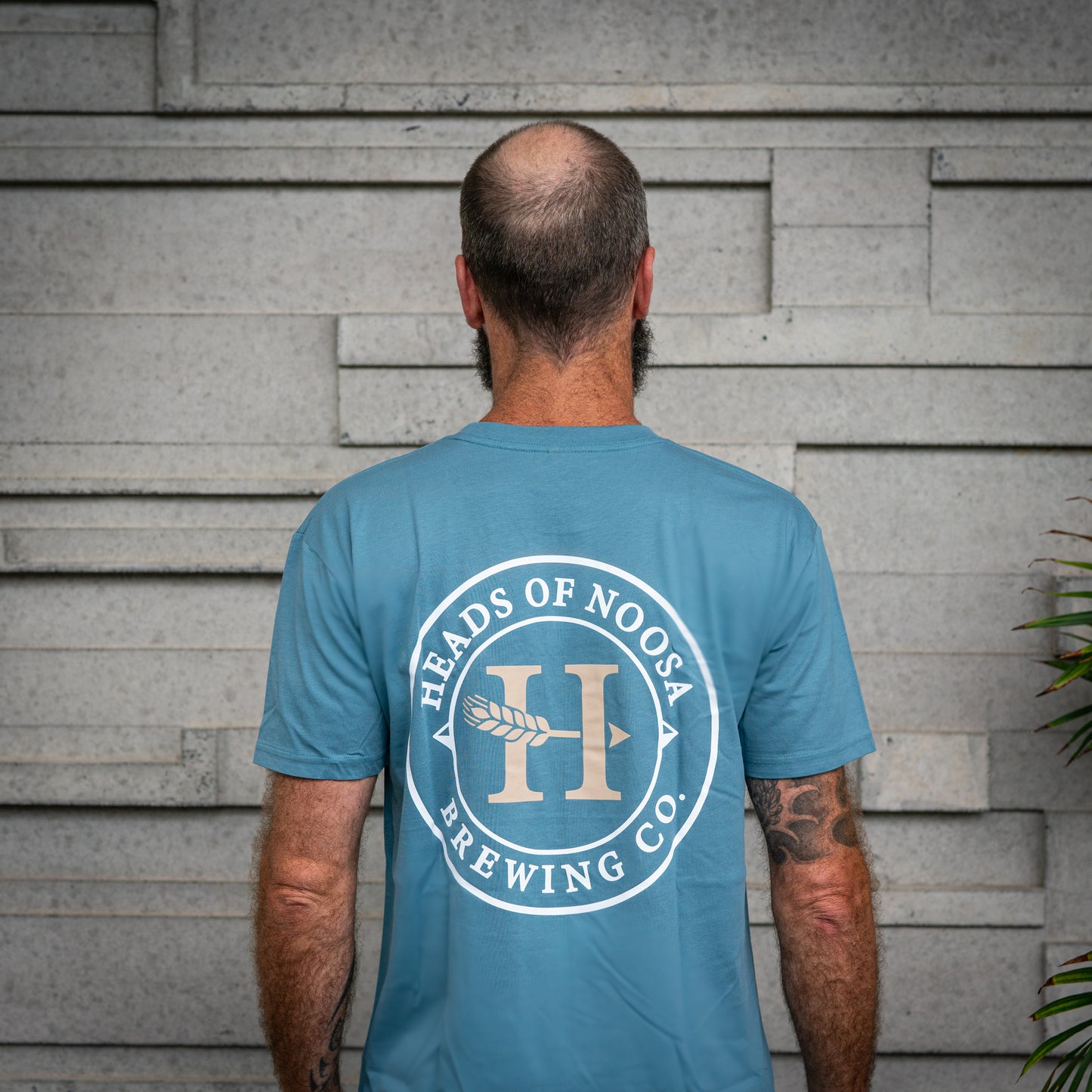 OG Logo Tee | Slate Blue - Heads of Noosa Brewing Co.