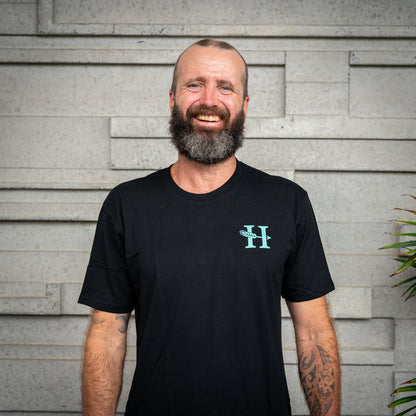 OG Logo Tee | Black - Green/White - Heads of Noosa Brewing Co.