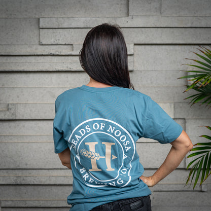 OG Logo Tee | Slate Blue - Heads of Noosa Brewing Co.