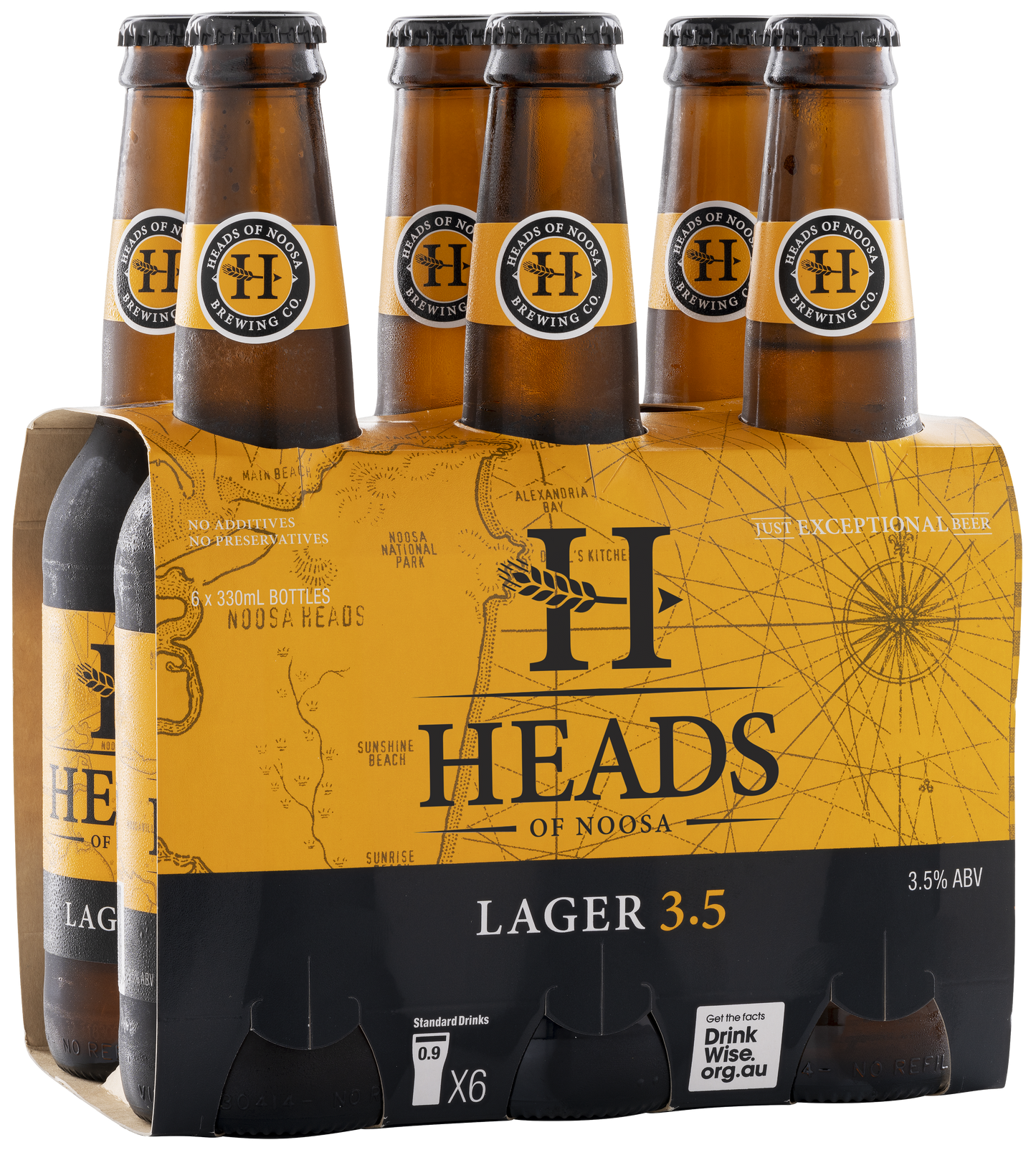 Lager 3.5 Carton - Heads of Noosa Brewing Co.