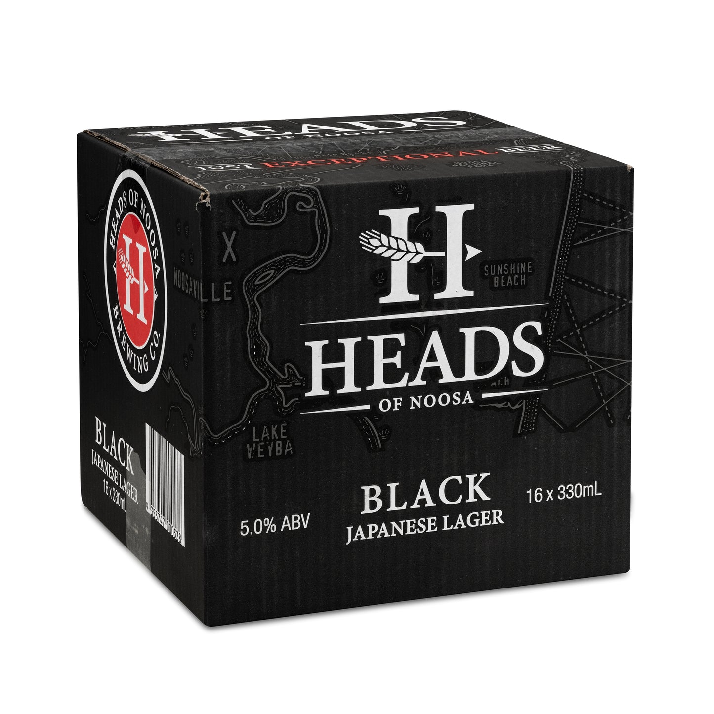 Black Japanese Lager | Carton - Heads of Noosa Brewing Co.