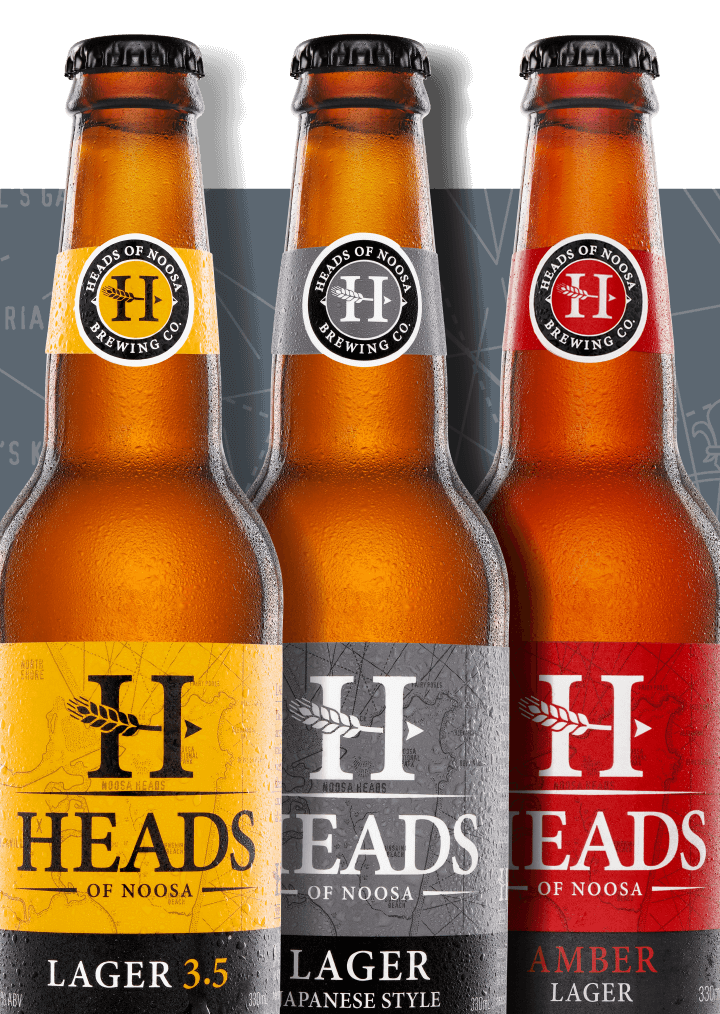 Mixed Carton - 12 x Japanese, 6 x Lager 3.5, 6 x Amber Lager - Heads of Noosa Brewing Co.