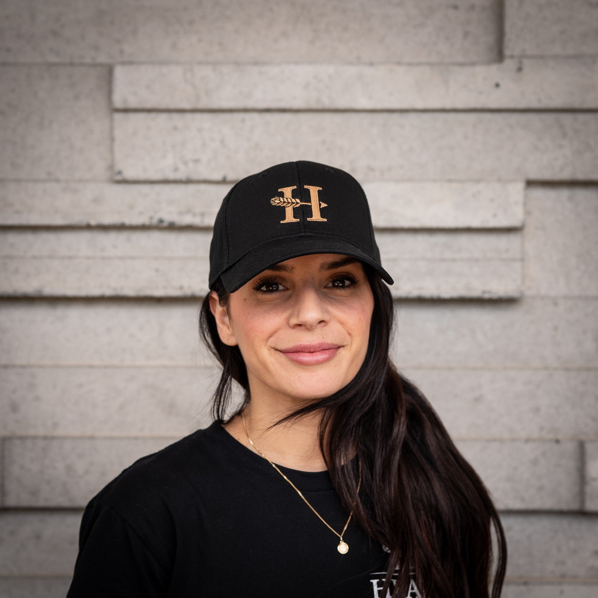 Icon Cap | Black with Tan Logo - Heads of Noosa Brewing Co.