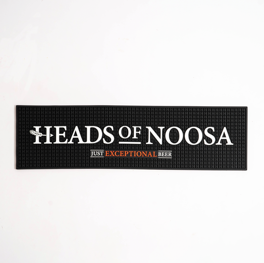 Heads of Noosa Branded Bar Mat - Large - Heads of Noosa Brewing Co.